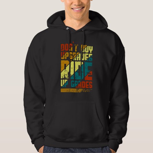 Rider Rider Black, Bicycle Mountain Bike Hoodie (Voorkant)