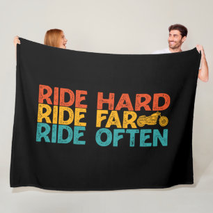 Rider van de rijdende harde schijf fleece deken