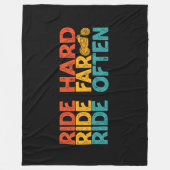 Rider van de rijdende harde schijf fleece deken (Voorkant)