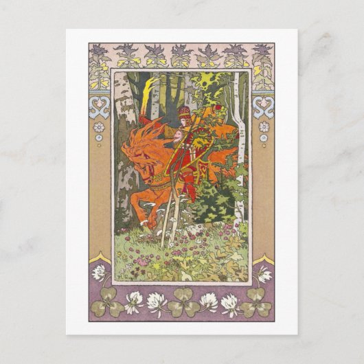 Rider van Ivan Bilibin Briefkaart (Voorkant)