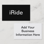 Rider Visitekaartje (Voorkant / Achterkant)