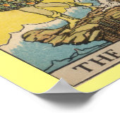 Rider Waite Smith Tarot over de dwaas Poster (Hoek)