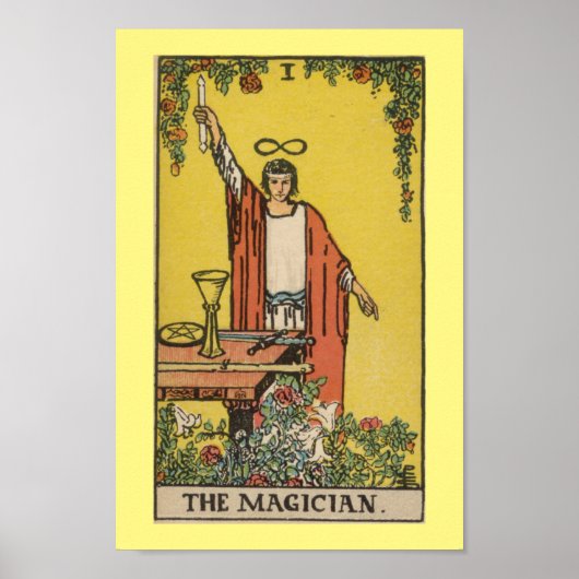 Rider Waite Smith Tarot speelt het Poster van de g (Voorkant)