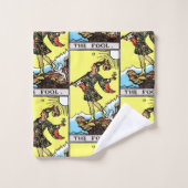 Rider Waite Tarot Major Arcana De Dwaas Bad Handdoek (Wasdoekje)