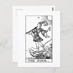 Rider Waite Tarot Major Arcana De Dwaas Briefkaart