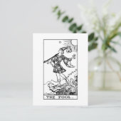 Rider Waite Tarot Major Arcana De Dwaas Briefkaart (Staand voorkant)