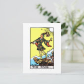 Rider Waite Tarot Major Arcana De Dwaas Briefkaart (Staand voorkant)