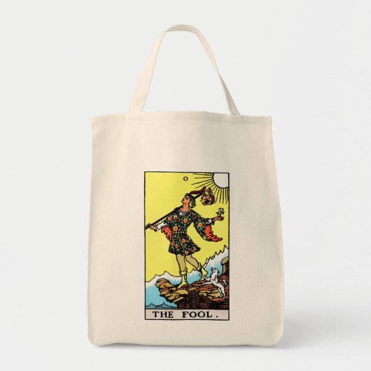 Rider Waite Tarot Major Arcana De Dwaas Tote Bag (Voorkant)