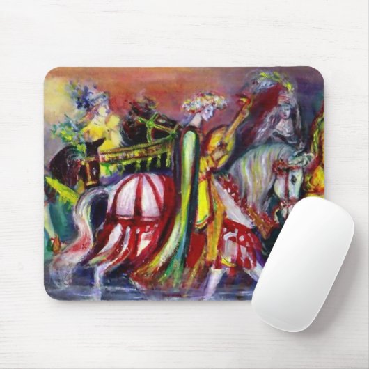 RIDERS IN DE NACHT Fantasy Muismat (Met muis)