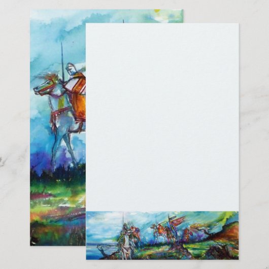 RIDERS IN DE STORM BRIEFPAPIER (Voorkant / Achterkant)