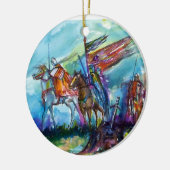 RIDERS IN DE STORM KERAMISCH ORNAMENT (Links)