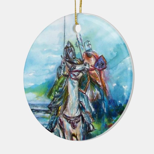 RIDERS IN DE STORM KERAMISCH ORNAMENT (Links)