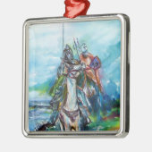 RIDERS IN DE STORM METALEN ORNAMENT (Links)