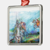 RIDERS IN DE STORM METALEN ORNAMENT (Links)