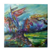 RIDERS IN DE STORM TEGELTJE (Voorkant)