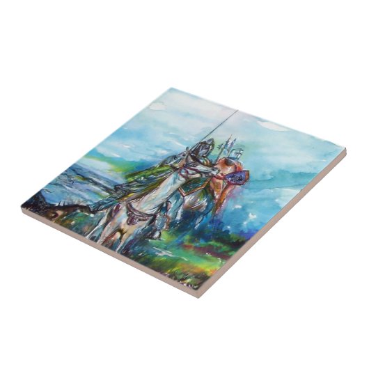 RIDERS IN DE STORM TEGELTJE (Zijkant)