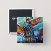 RIDERS IN DE STORM VIERKANTE BUTTON 5,1 CM (Voorkant /achterkant)