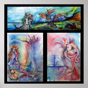 RIDERS IN HET STORM EN DE LEGEND VAN AVALON POSTER