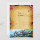 RIDERS IN HET STORM Knight Horseback Parchment Kaart (Voorkant)