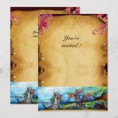 RIDERS IN HET STORM Knight Horseback Parchment Kaart (Voorkant / Achterkant)