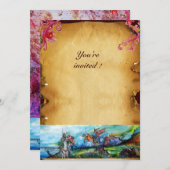 RIDERS IN HET STORM Knight Horseback Parchment Kaart (Voorkant / Achterkant)