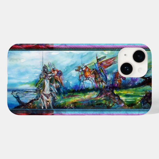 RIDERS IN HET STORM Medieval Knaws Blue Case-Mate iPhone Case (Achterkant (horizontaal))