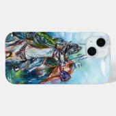 RIDERS IN HET STORM Medieval Knight Horseback Case-Mate iPhone Case (Achterkant (horizontaal))