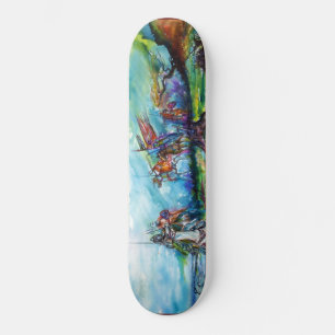RIDERS IN HET STORM Medieval Knight Horseback Skateboard