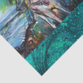 RIDERS IN HET STORM Medieval Knight Horseback Tissuepapier (Detail)