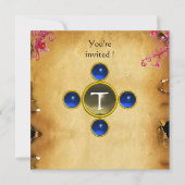 RIDERS IN HET STORM-monogram sapphire Kaart (Voorkant)