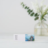 RIDERS IN HET STORM parelpapier Mini Visitekaartje (Staand voorkant)