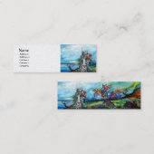 RIDERS IN HET STORM parelpapier Mini Visitekaartje (Voorkant / Achterkant)