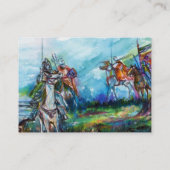 RIDERS IN HET STORM parelpapier Visitekaartje (Achterkant)