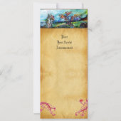 RIDERS IN STORM Knight Horseback Parchment Invite Kaart (Achterkant)