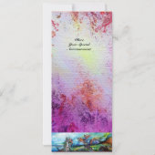 RIDERS IN STORM Medieval Knight Horseback Paars Kaart (Achterkant)