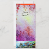 RIDERS IN STORM Medieval Knight Horseback Paars Kaart (Voorkant)