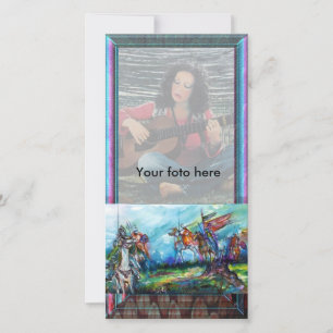 RIDERS IN STORM Medieval Knight Horseback Photo