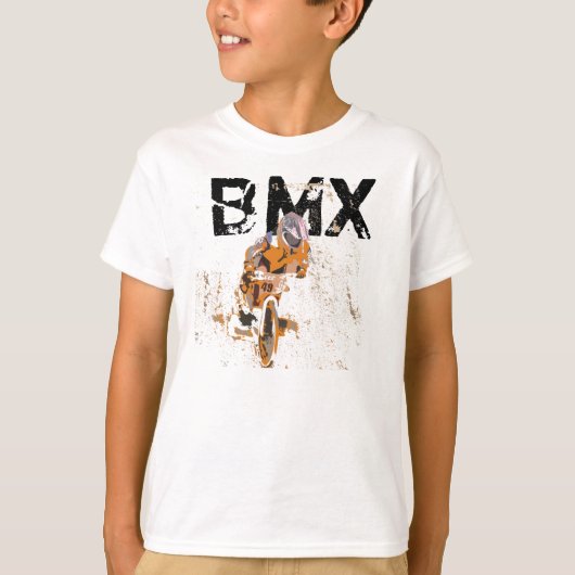 Riders klaar, kijk naar de poort...BMX T-shirt (Voorkant)