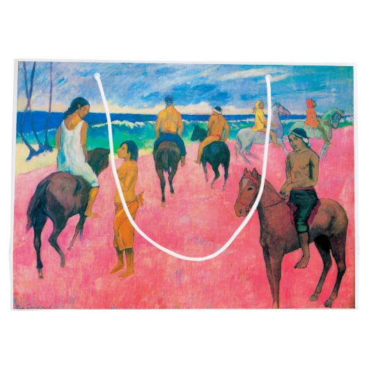 Riders op het strand, Gauguin Groot Cadeauzakje (Achterkant)