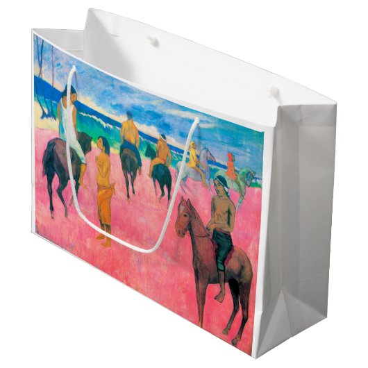 Riders op het strand, Gauguin Groot Cadeauzakje (Voorkant Gekanteld)