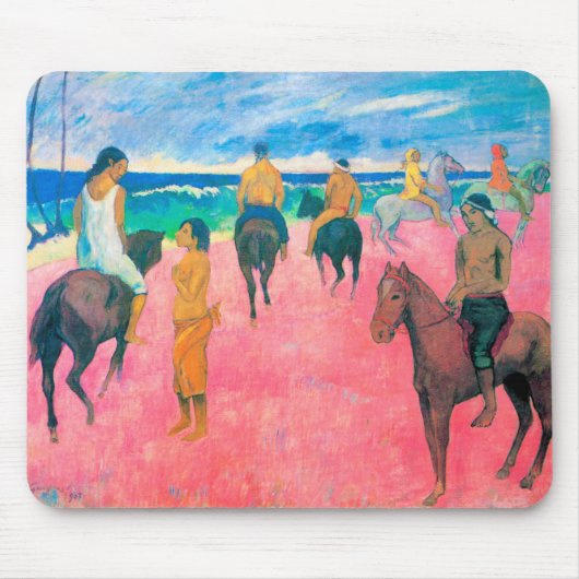 Riders op het strand, Gauguin Muismat (Voorkant)