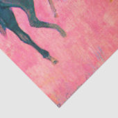 Riders op het strand, Gauguin Tissuepapier (Detail)