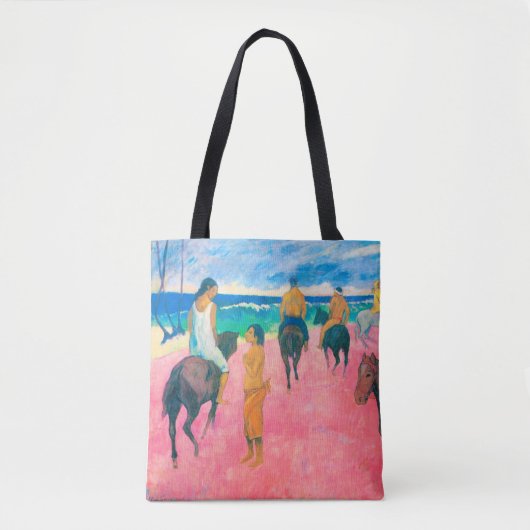 Riders op het strand, Gauguin Tote Bag (Voorkant)