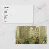 Riders Pausing the Ruins of Rievaulx Abbey, c.1 Visitekaartje (Voorkant / Achterkant)