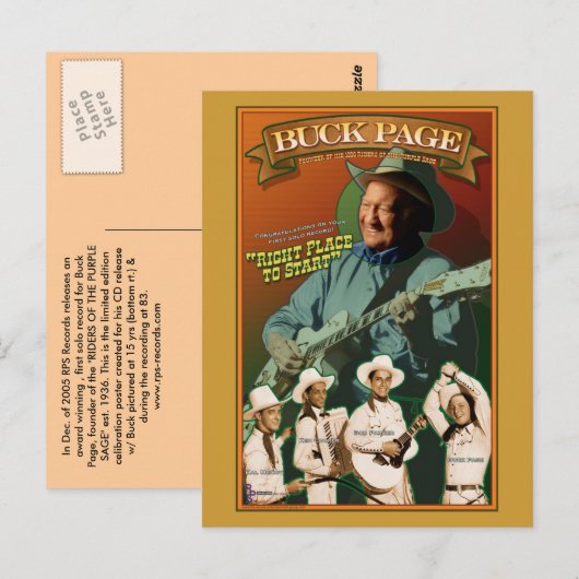 Riders van de Paarse Sage. Briefkaart (Voorkant / Achterkant)