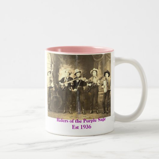 Riders van de Paarse Sage. Tweekleurige Koffiemok (Rechts)