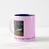 Riders van de Paarse Sage. Tweekleurige Koffiemok (Voorkant links)
