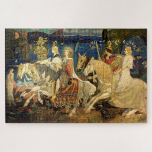 Riders van de Sidhe Celtic Revival Art van Duncan Legpuzzel