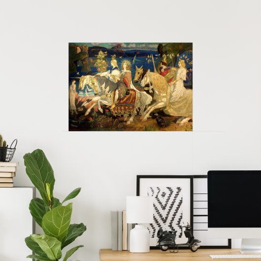 Riders van de Sidhe Celtic Revival Art van Duncan Poster (Thuiskantoor)
