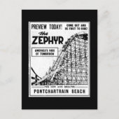 Rides at Pontchartrain Beach, Zephyr Briefkaart (Voorkant)